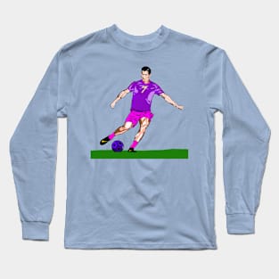 Cristiano Ronaldo plays the ball Long Sleeve T-Shirt